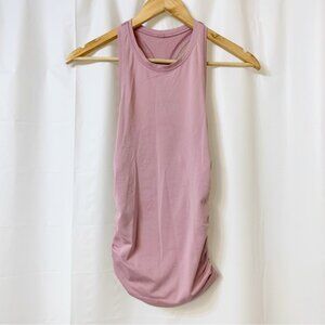 Lululemon Purple Pink Swiftly Tank Cinched Ruched Sides Size 2